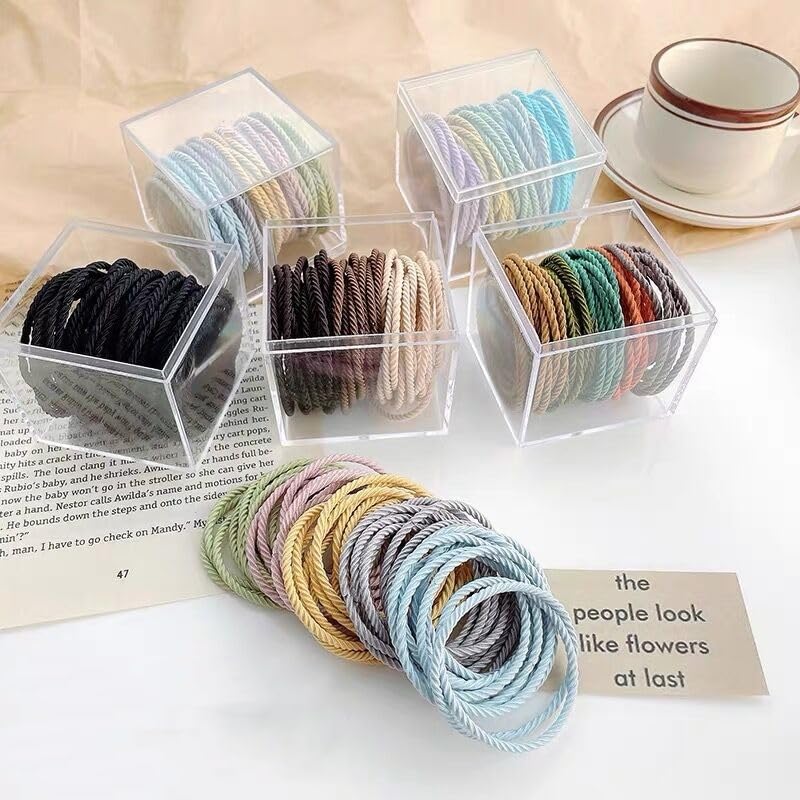 Lot De 4 Boîtes De Rangement Carrées En Acrylique Transparent