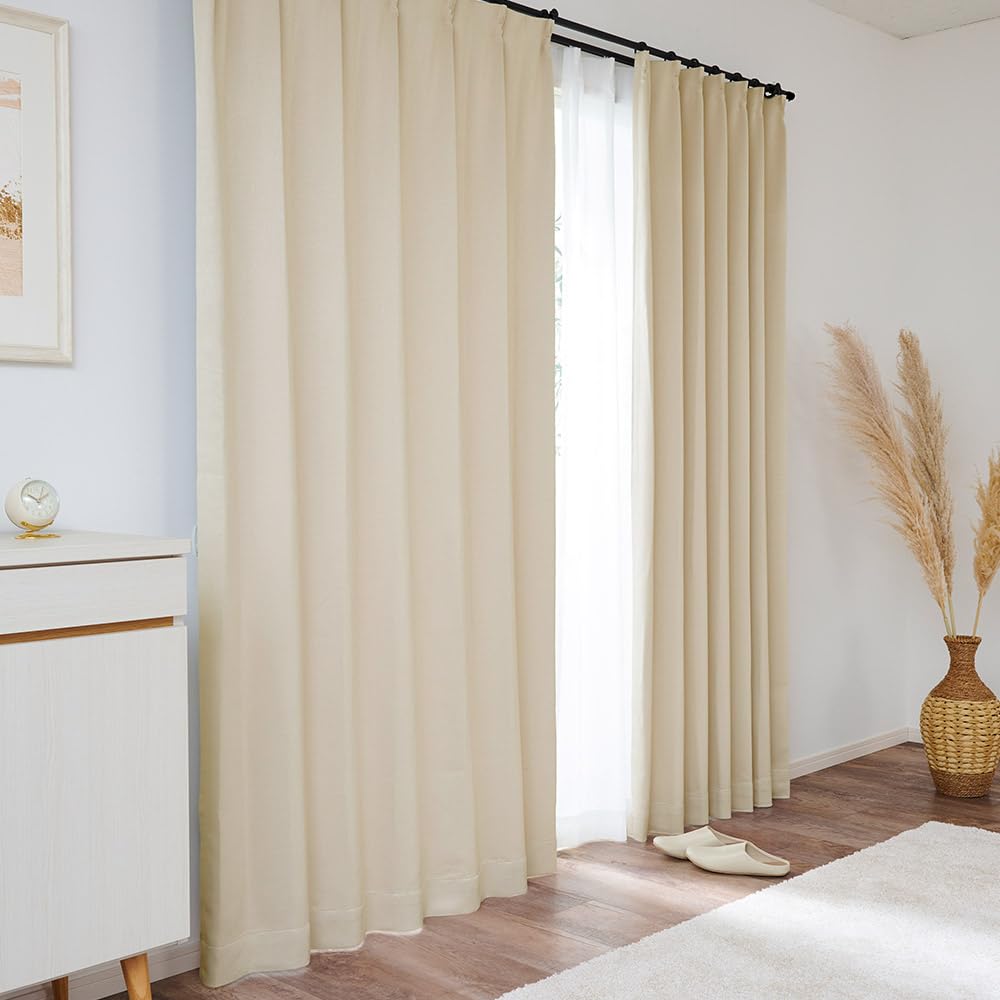 Amazon｜【王様のカーテン】すぐ使える7色7サイズ カーテン4枚セット