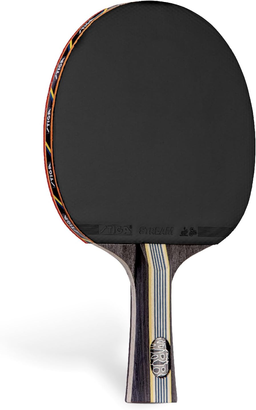 STIGA Titan Performance Ping Pong Paddle - 5-ply Ultra-Light Blade - 2mm Premium Sponge - Flared Handle for Premium Grip - Performance Table Tennis Racket for Advanced Play