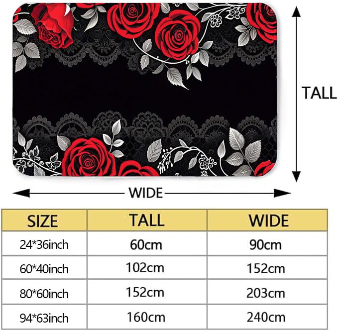 Tapete Decorativo SOFERI 80x60 pulgadas Rojo miniatura 2