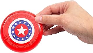 Fun Express Mini Patriotic Flying Discs - Bulk 72 Pc
