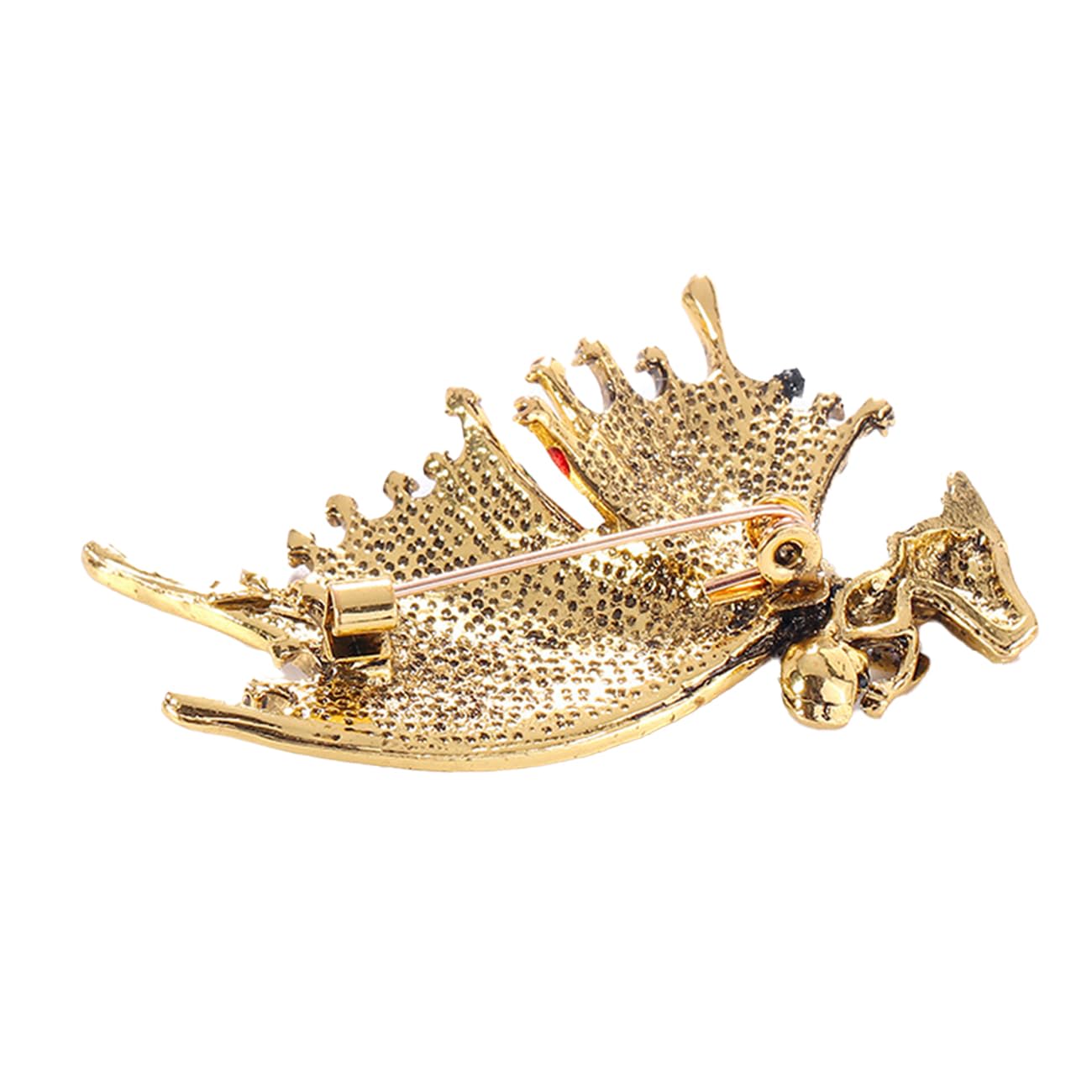 FAIRYGATE Anti Exposure Fixed Brooches Women Unisex Vintage Rhinestone Office Party Brooch Pins Lapel Pin Dress Suit Accessories Boutonniere — view 3