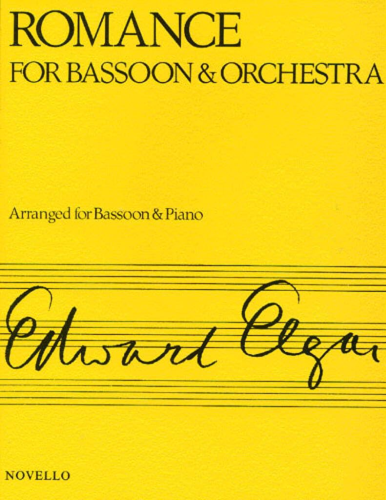 Romance Opus 62 For Bassoon And Orchestra .: Arranged for Bassoon and Piano