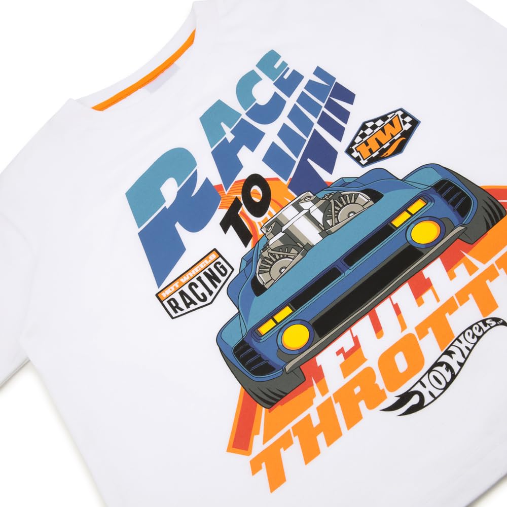 Hot Wheels Confezione da 3 magliette a maniche corte per ragazzi, confezione da 3, abbigliamento ufficiale