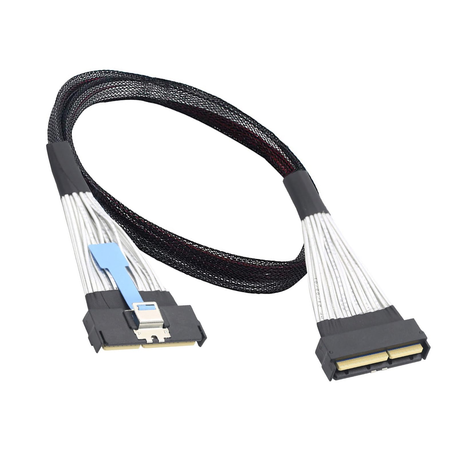 Cavo dati in plastica MCIO5.0 124P 16X con schermatura per connessione server e desktop Cavo dati server velocità
