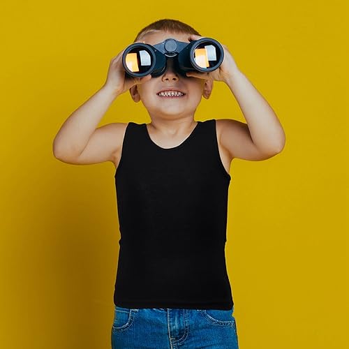 Miniatura 7 de Cooraby Paquete de 6 camisetas sin mangas para niños, camisetas suaves para niños y niñas