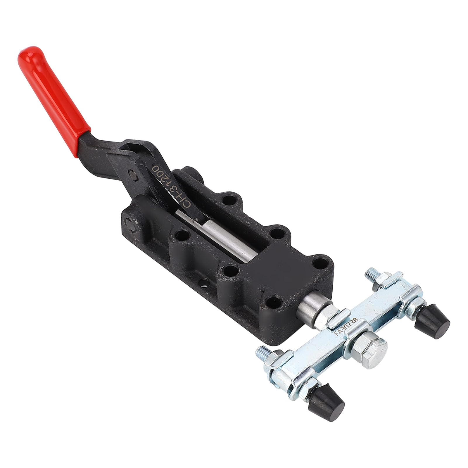 50mm Stroke Double Headed Heavy Duty Push Pull Toggle Clamp for Welding, Carbon Steel Construction, Tension, Installation, Stable Base,