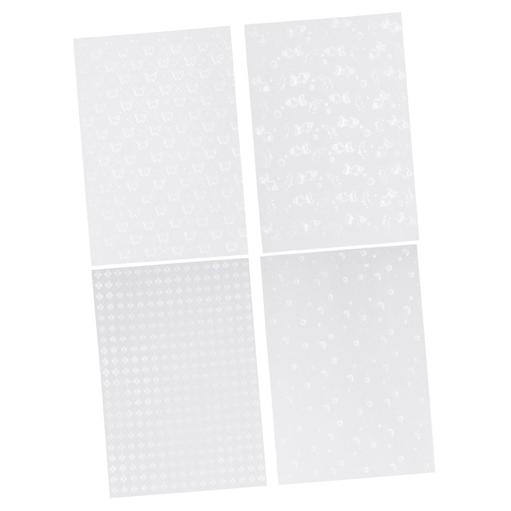SHINEOFI 4 Sätze Scrapbook-papier Foto-sammelalbum Pastell Gaffers Tape Geschenkpapier Scrapbooking Tagebuchband Sammelalbumpapier Zeitschrift Klebstoff Zeitungspapier Weiß 40 Blätter * 4