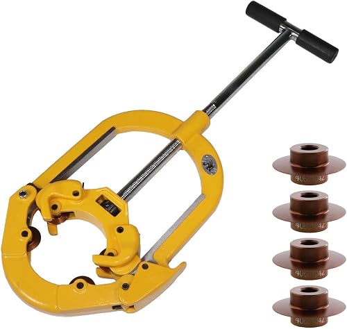 Steel Dragon Tools H6 Hinged 4-Wheel 4in. to 6in. Pipe Cutter with Extra Set of Cutting Wheels
