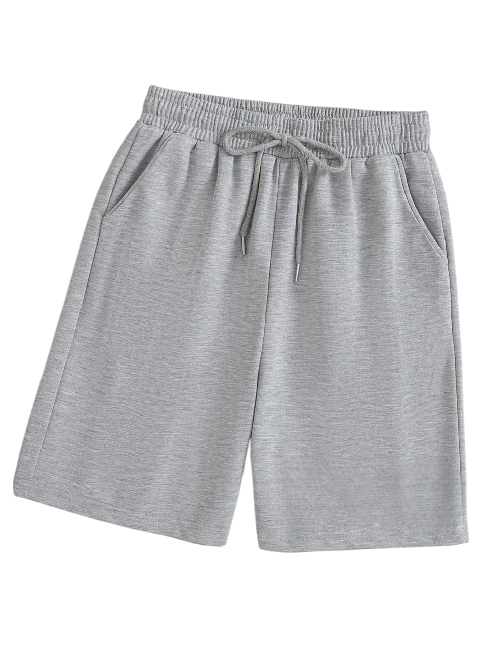 AFT Torpedo Straight Wide fit Long Length Cotton Shorts with Two Side Pockets for Women/Trending Multi Pocket Style, Relaxed Casual Shorts for Women-picture-44