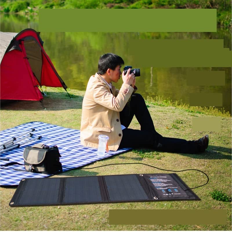 Pannello Solare Pannello Solare 20W 12v Ricarica Solare Pannello Solare Pieghevole Borsa Pieghevole Solare
