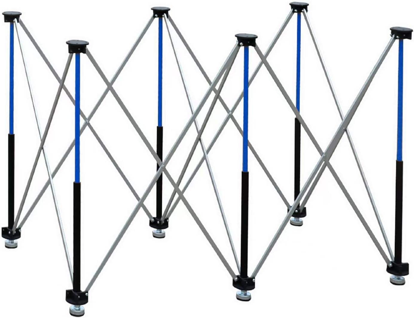 SOONTOOLS Centipede Workstand 6-Leg Portable Folding Workstand Heavy Duty Foldable Workbench 2425lbs Weight Capacity, No Assembly Collapsible with Storage Bag for Workshop, Garage, Outdoor Projects