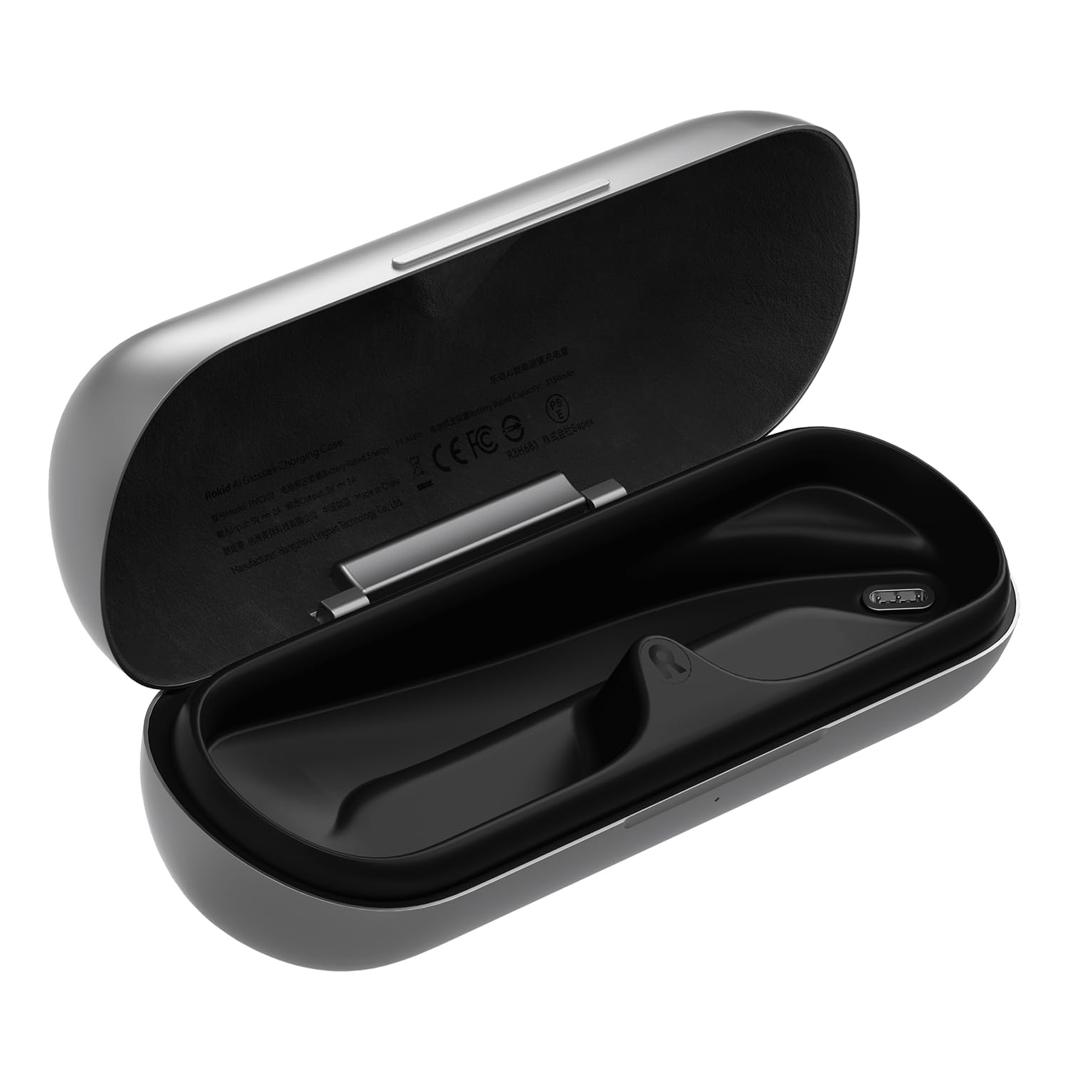 Rokid Glasses Ladecase, 3000 mAh Kapazität, unterstützt mehr als 10 vollständige Ladevorgänge, Nur für Rokid Display Glasses