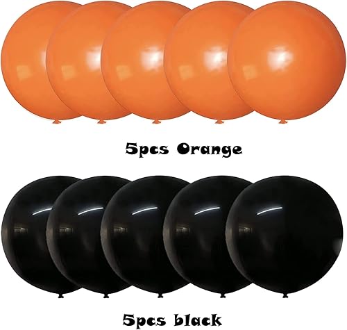 Miniatura 5 de Globos redondos de látex de 24 pulgadas, paquete de 10 globos gigantes gruesos plateados para sesiones de fotos, bodas, baby shower, decoraciones de