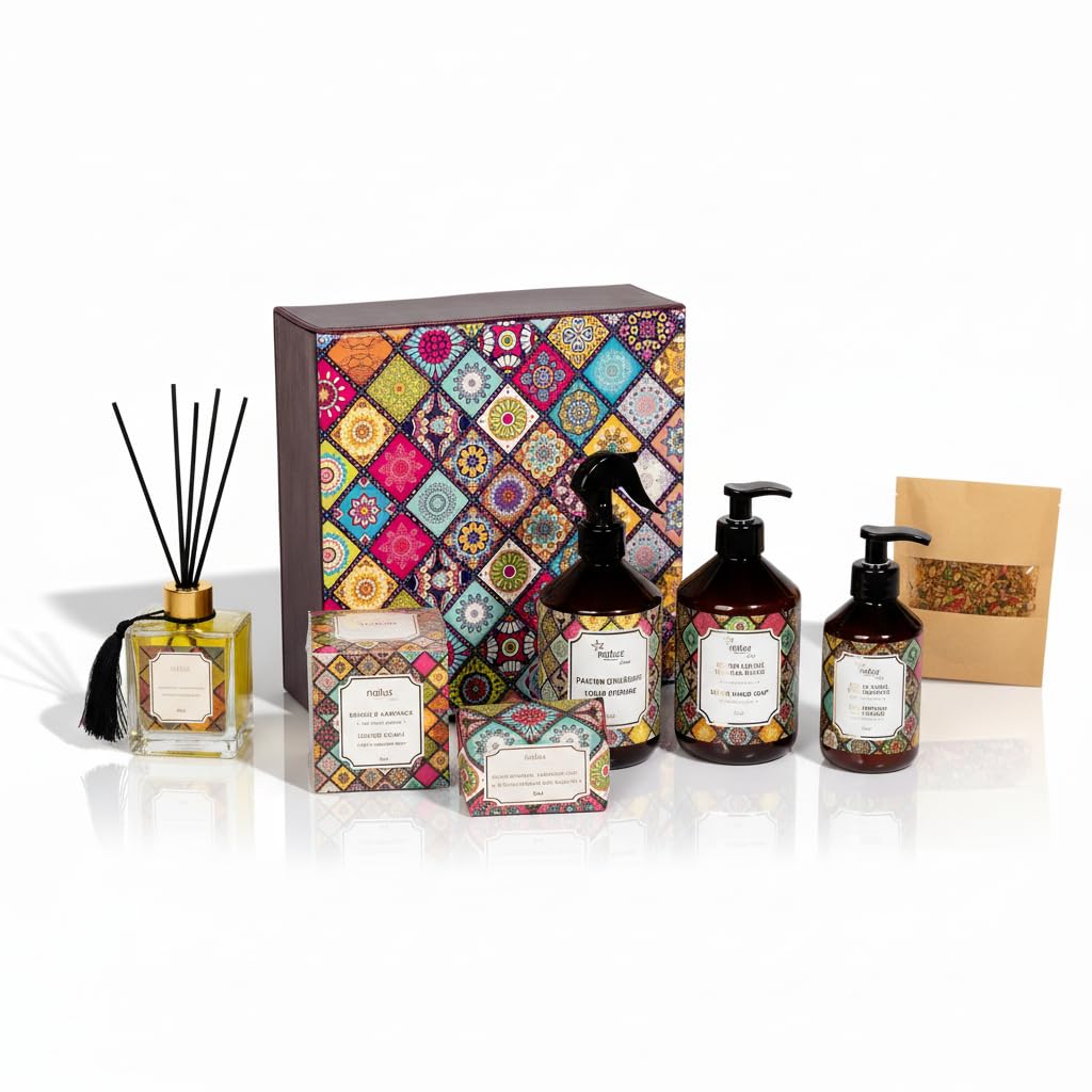 Geschenkset für Damen, orientalisches Ritual – Handpflege & Raumduft Oud – Haus Wellness, Hamam, Geschenkidee