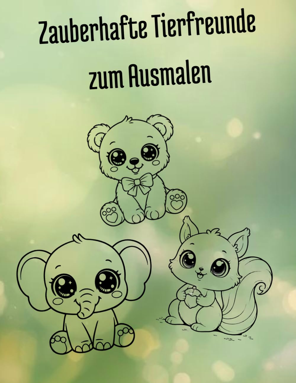 Zauberhafte Tierfreunde zum Ausmalen