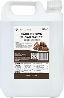 Tea Zone Concentrated Dark Brown Sugar Sauce, S1007 - Bottle (3.7 L)