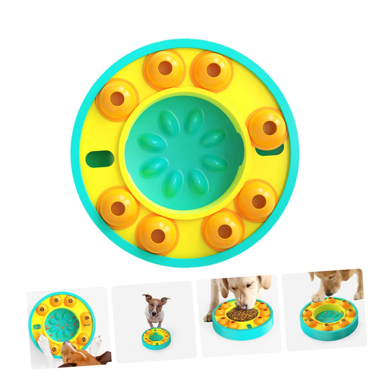 ibasenice pour Chien pour Animaux De Compagnie Distributeur De Friandises pour Chiots Et Chats Jouet Puzzle Interactif