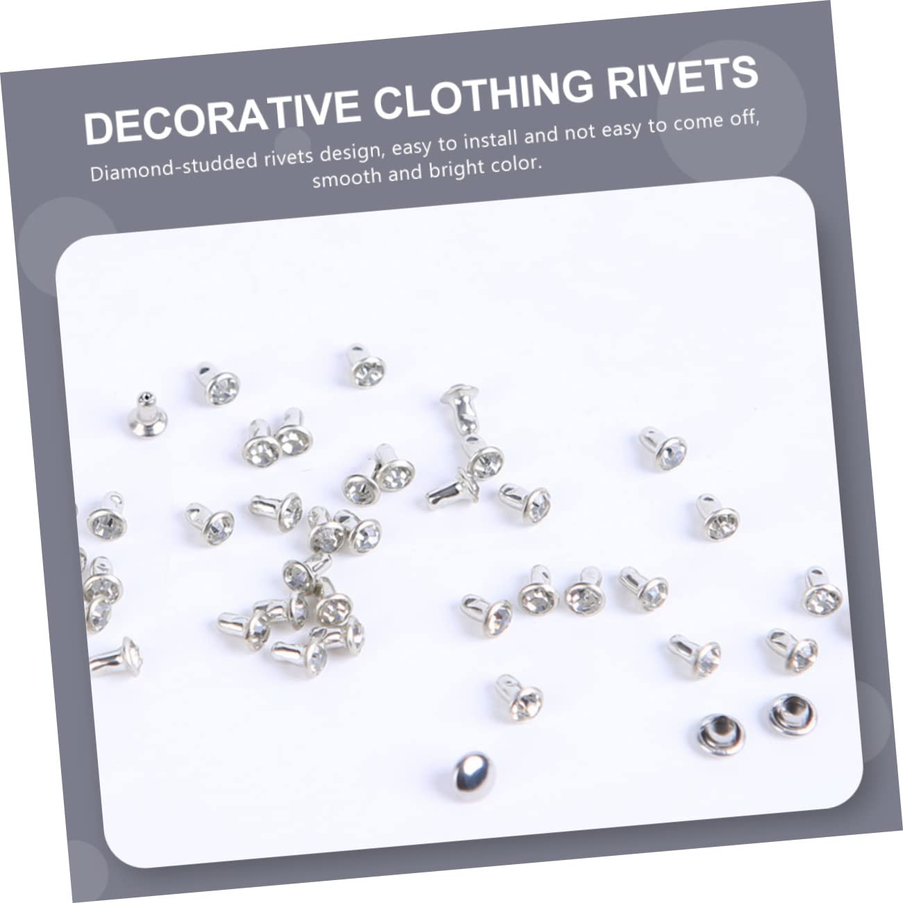 SHINEOFI 1000 Juegos remaches de diamante accesorios para bolsos remache de diamante de cristal Remaches para ropa herramientas para manualidades decoración remaches para tela Metal Decorar
