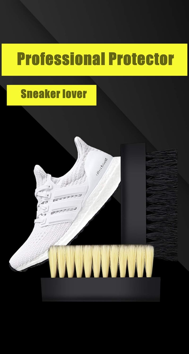 Miniatura 3 de Kit de limpiador de brochas para zapatillas 2 cepillos profesionales y 1 cepillo de gamuza 1 borrador × 1 un mejor kit limpiador para los amantes