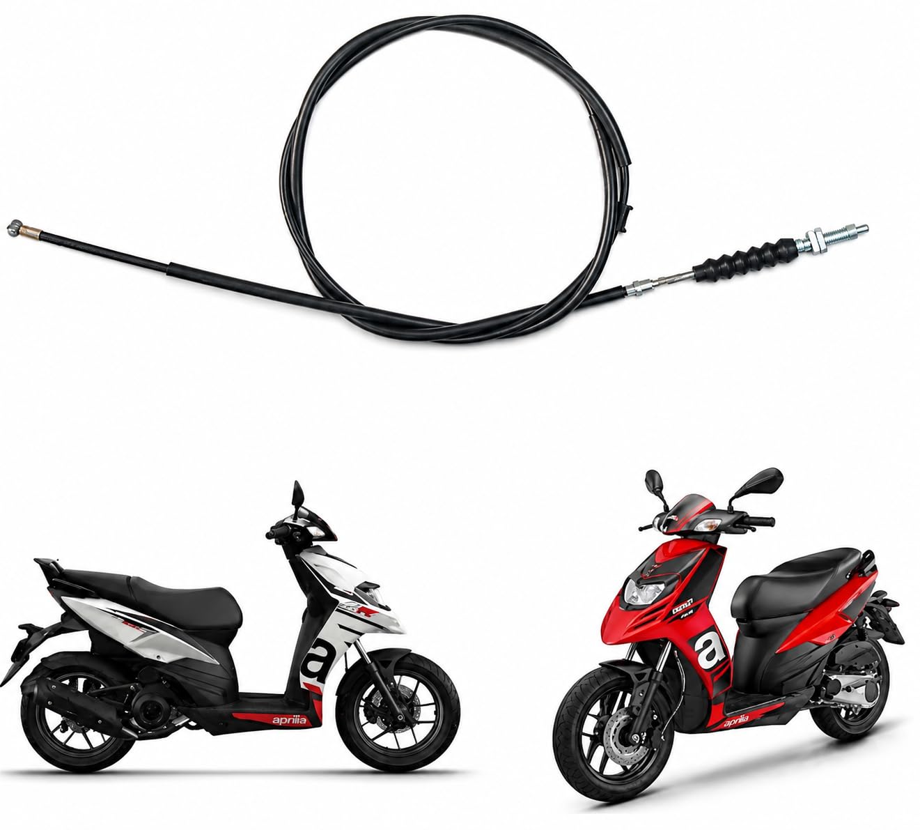 WALCOR Rear Brake Cable Compatible with Aprilia SR 150/125/160, SXR 160 BS4 (Carbon,Race,Storm)-image-16