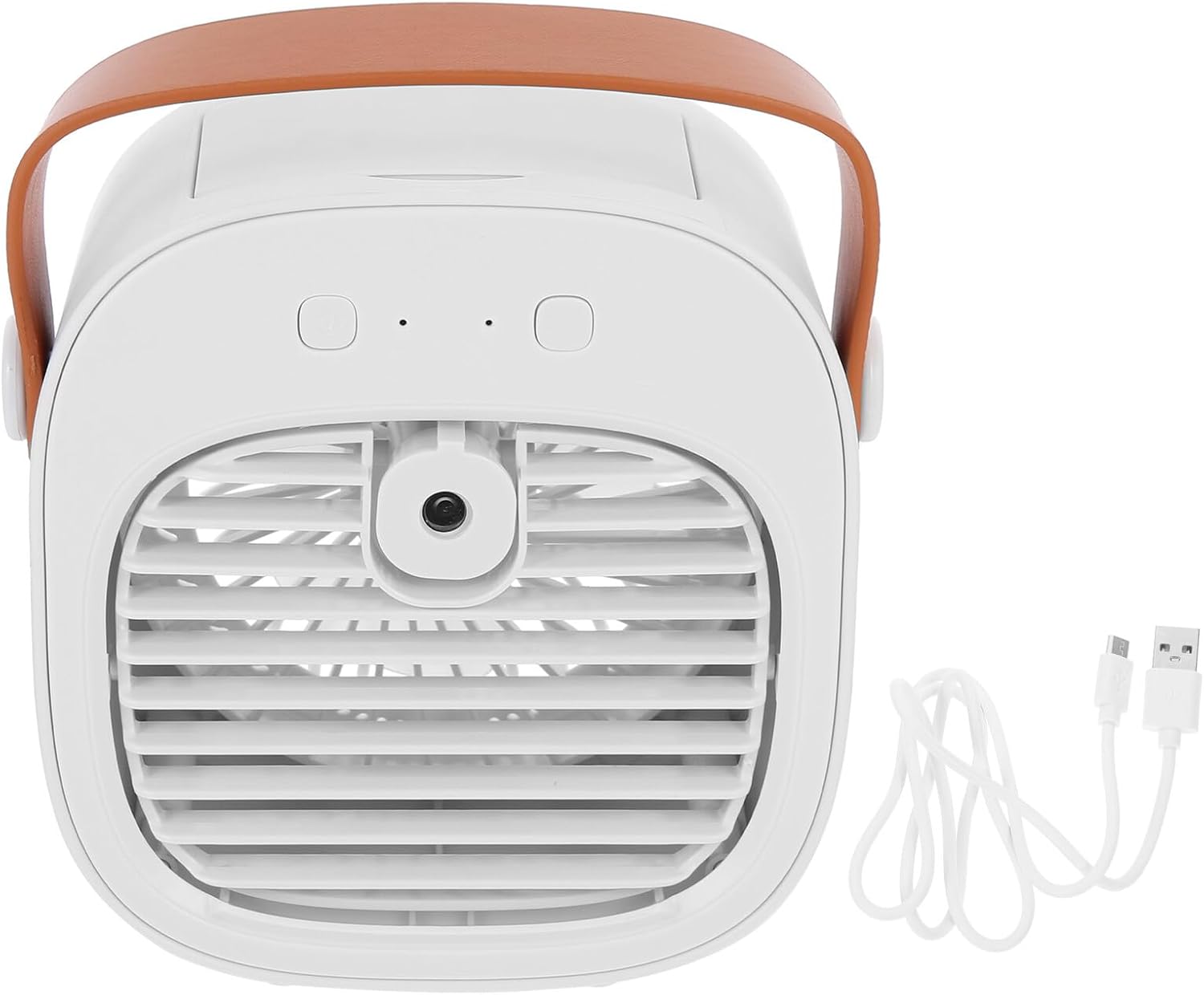 USB Desk Cooling Fan Mini Portable Air Cooler Plastic Desktop Air Fan Rechargeable for Office Home Dormitory Summer Use