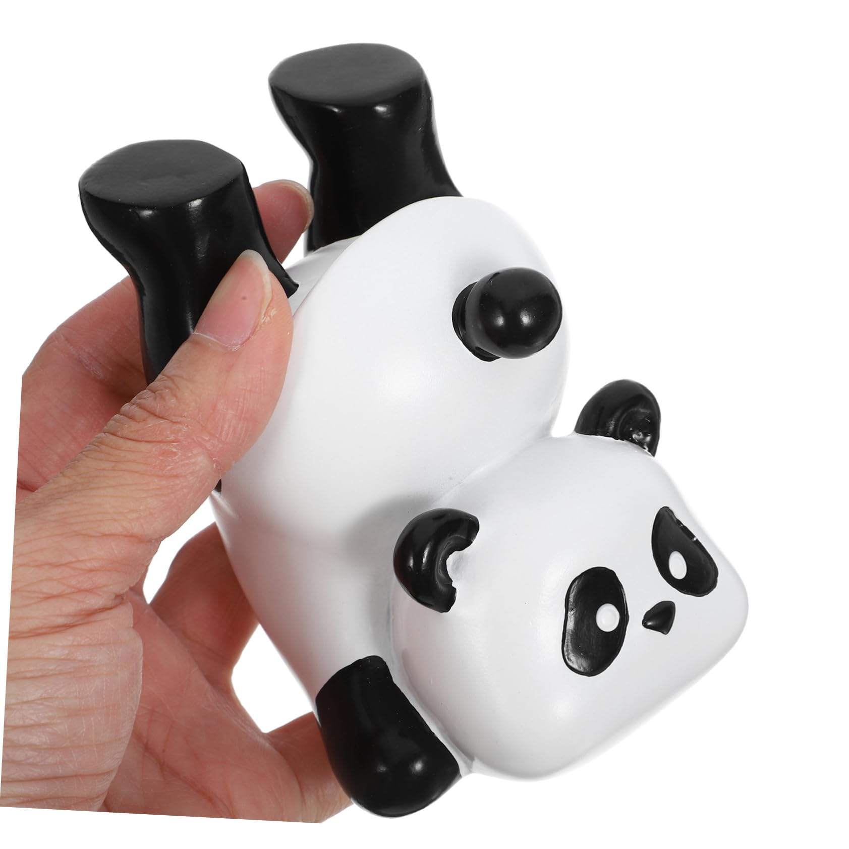 SOLUSTRE 4pezzi Portaocchiali Panda Resina Supporto Per Da Sole e Decorazione Carina Per Casa e Ufficio Espositore Per Diverse Montature Accessorio Pratico e Adorabile Per Ogni