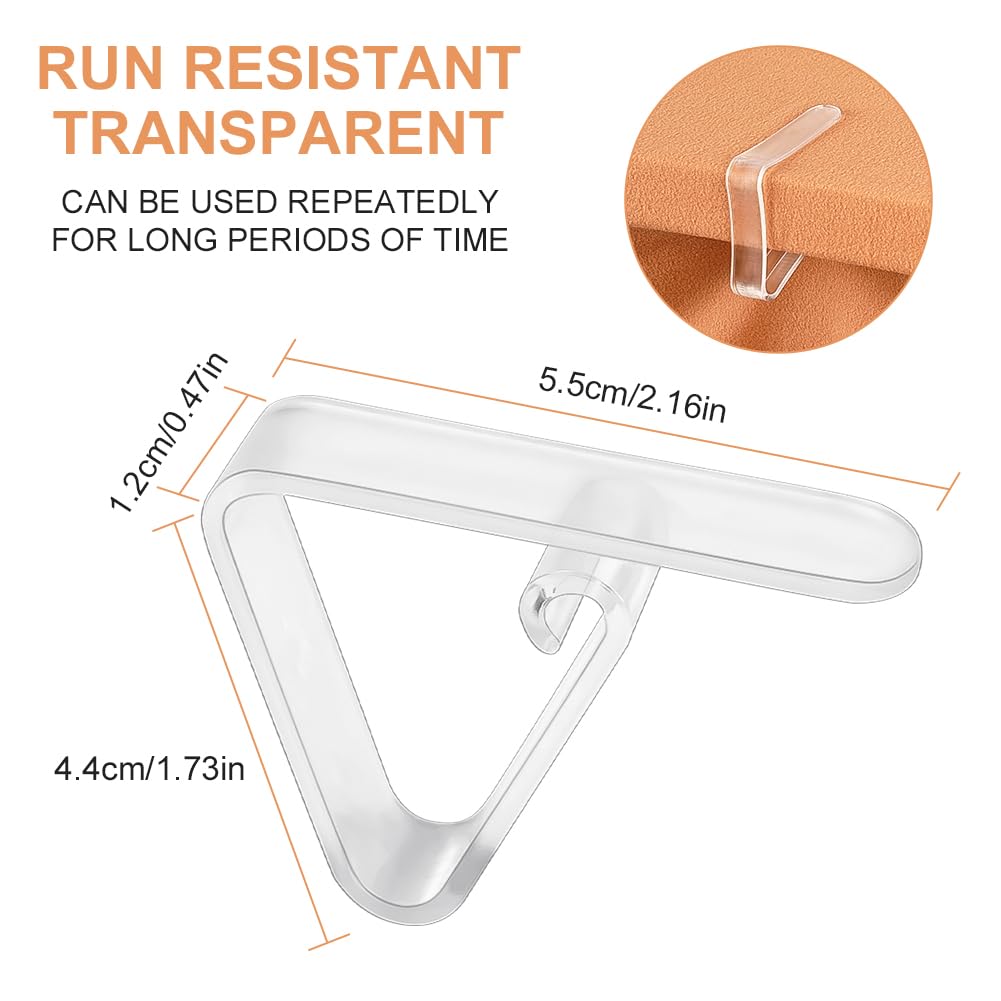 AUAUY 27 Piezas Sujeta Manteles para Mesas, Transparentes Plastico Sujeta Manteles de Mesa Exterior, Sujeta Manteles, Pinzas Sujeta Manteles, Pinzas Mantel Mesa Exterior Plastico para Interior