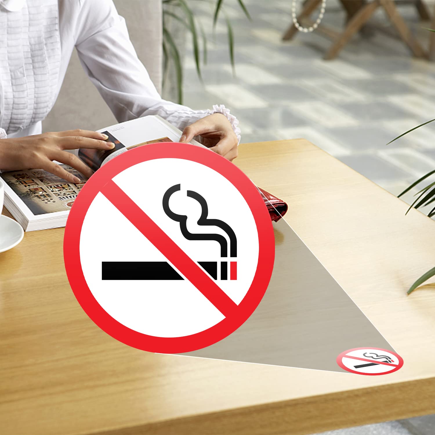 Adesivo Divieto Di Fumo, Bere E Mangiare – Cartello Segnaletico In Vinile Autoadesivo, Formato A4 (297x210 Mm), Norme UE E ISO 7010