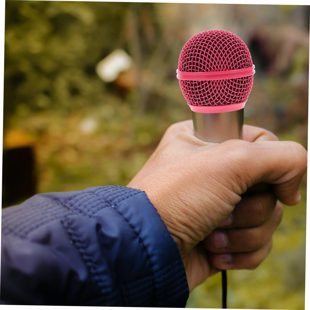 Milisten 8pièces Microphone Métallique De Remplacement Bonnette Pour Têtes De Microphone à Boule Compatible Avec Modèle