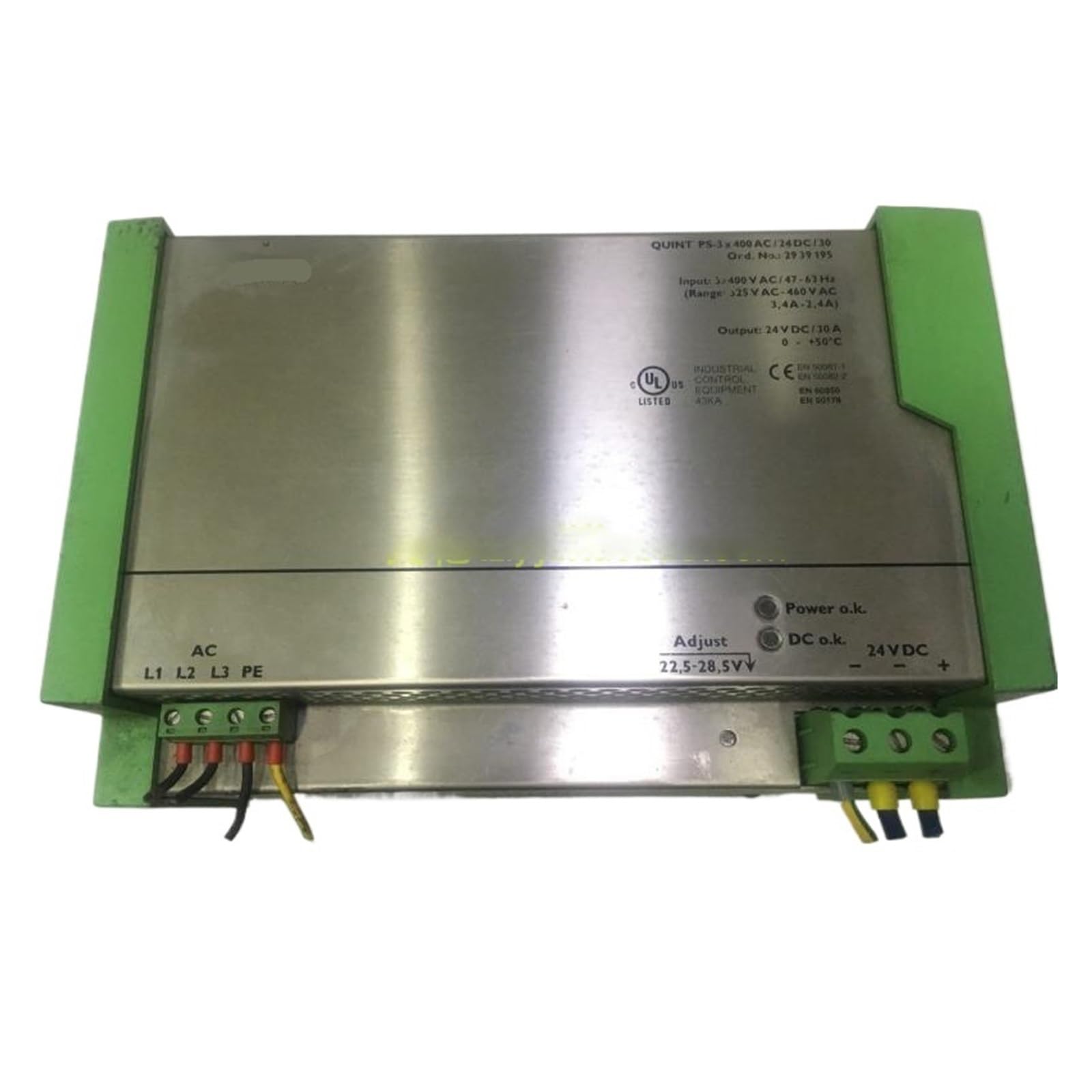 SWEWDSQG Three Phase 400V Input Power 2939195 QUINT30 24V30A