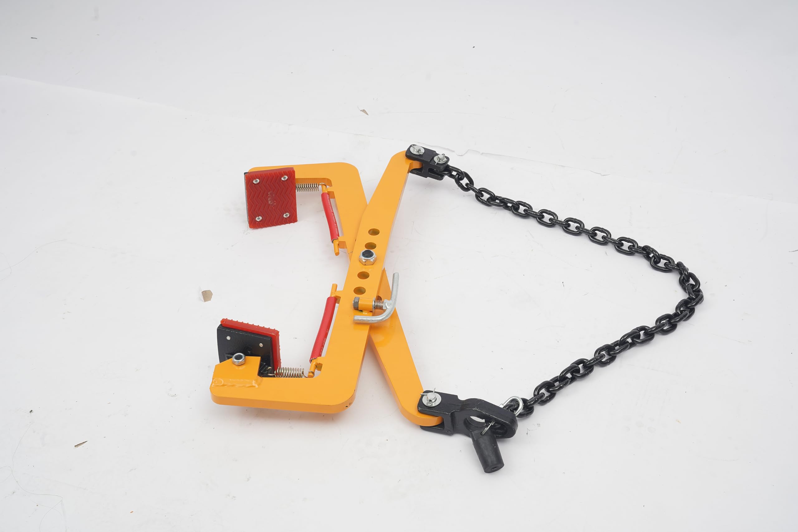 Versetzzange Bordsteinzange 350kg,Öffnung 30-51cm | Hebezange Steinheber mit Gummi-Chuck Sicherer Hebeklemme Stahl BordsteinträGer FüR Holz Steine Stufenzange Treppenzange