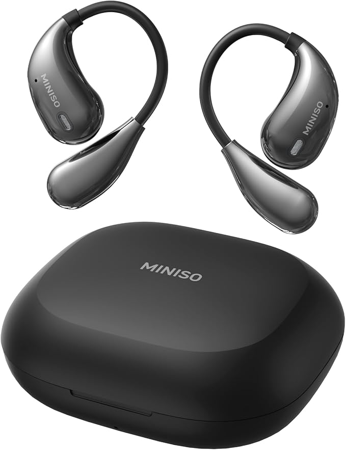 MINISO X33 Écouteurs de traduction AI en temps réel OWS sans fil Bluetooth 135 langues Écouteurs traducteurs Casque de traduction pour iOS et Android