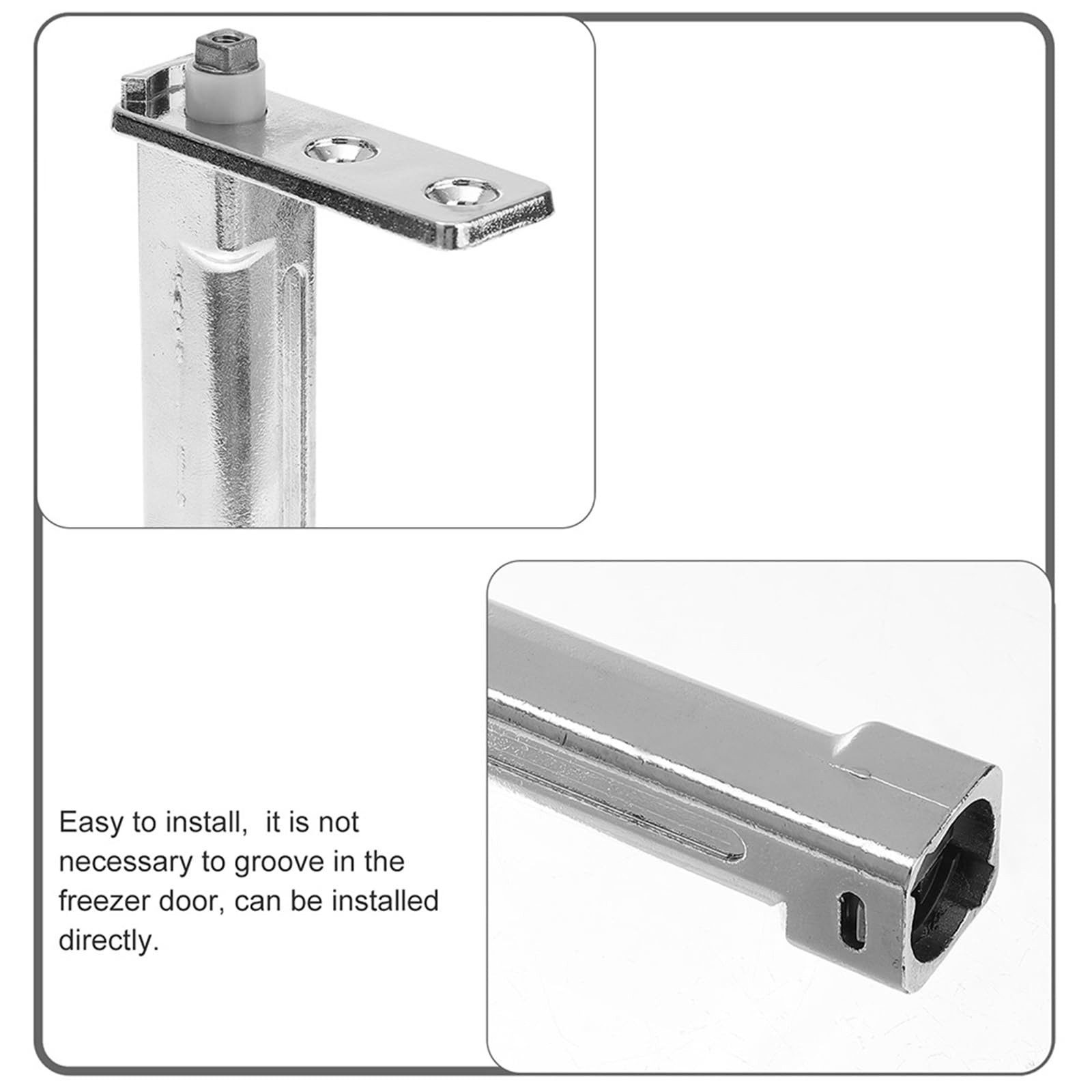 2 Stücke Automatische Türschließer Kühlschrank Tür Scharnier Metall Scharniere Gefrierschrank Scharnier Kühlschrank Scharnier Tür Scharniere Hardware Teile Für