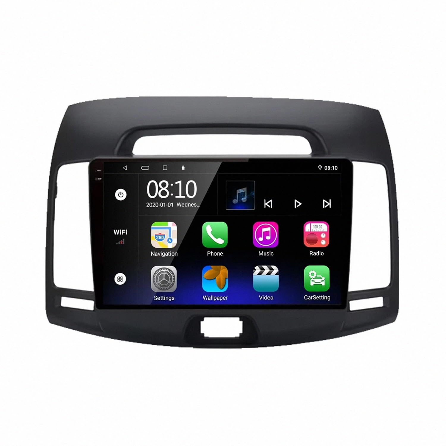 Autoradio Portátil Car Play Android Auto para Ford Kuga 2 C-MAX Pantalla GPS Bluetooth 8