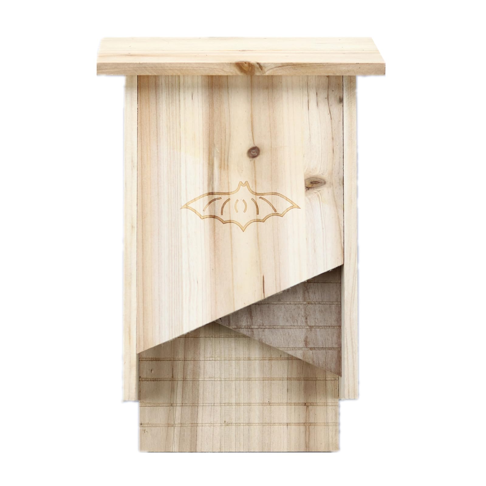 FOLODA Bat Box Classica Doppia Camera Bat House Fuori Bat Box per esterni Durevole e facile da installare Rifugio per pipistrelli