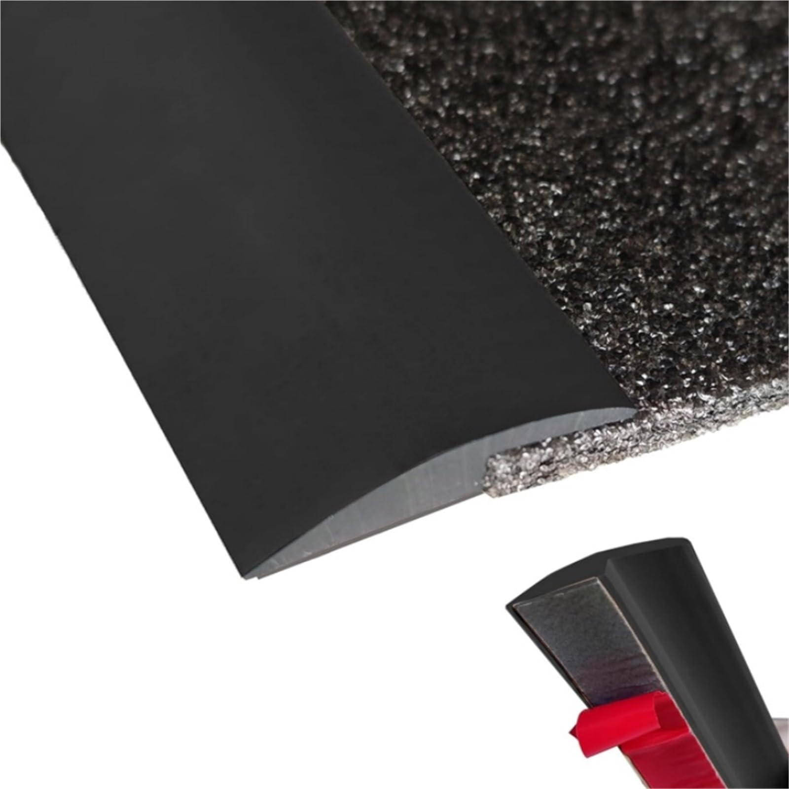 Bande de seuil auto-adhésive vinyle moquette carrelage pour sol inégal 5 mm