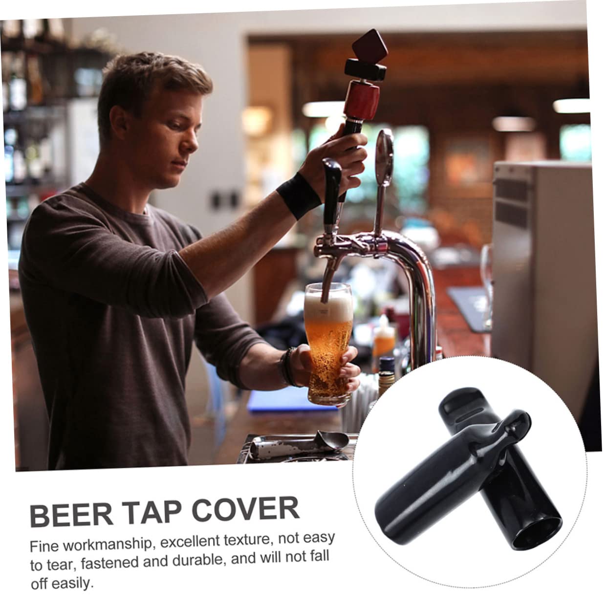 Kit De Nettoyage Robinet Bière 12 Pièces – Brosses Et Bouchons Anti-poussière Pour Tireuse, Kegerator