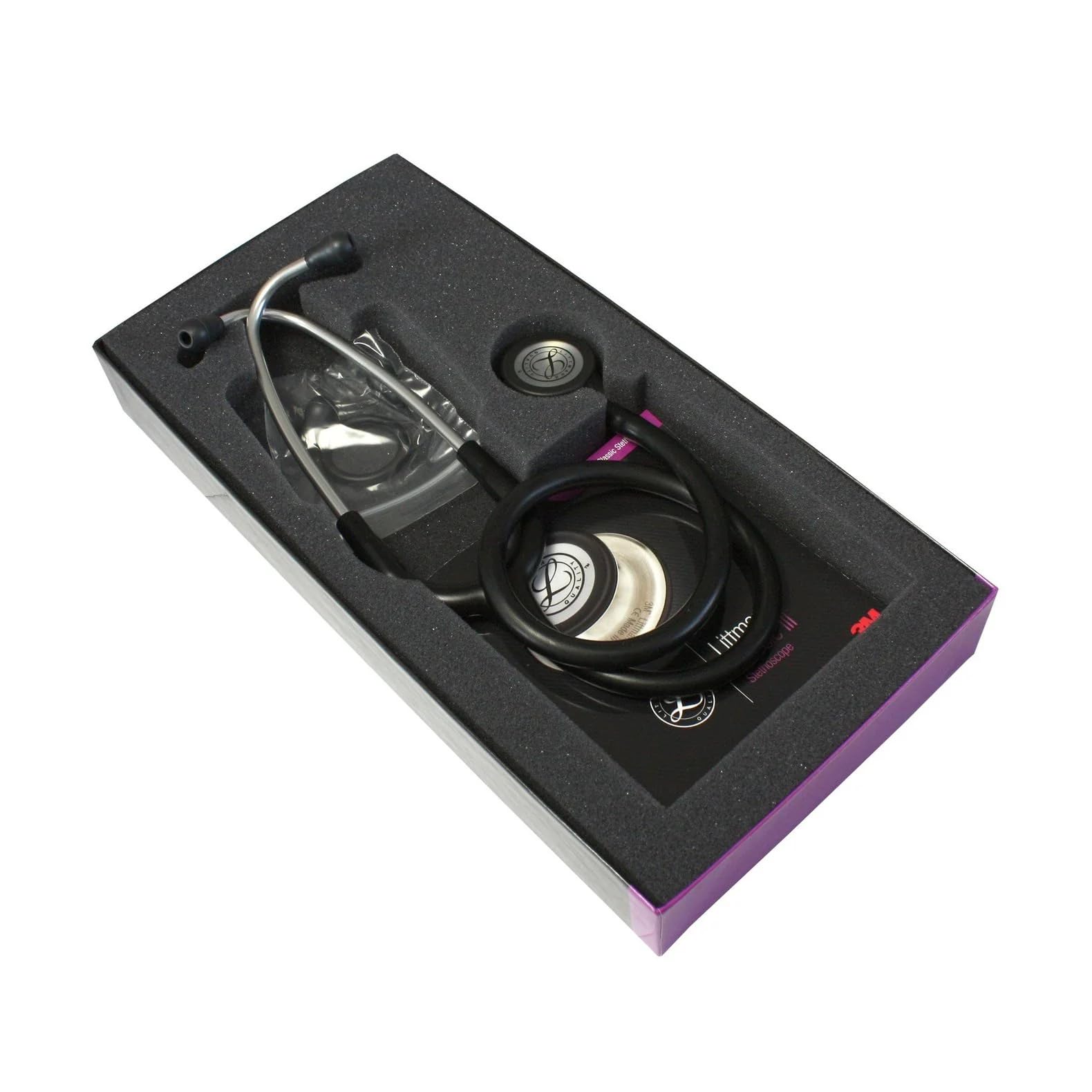 Fonendoscopio 3M™ Littmann® Classic III™ con grabado láser gratuito - Negro 5620