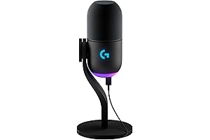 Blue Yeti X Dynamic USB Microphone - RGB Lightsync, Blue VO!CE, Sound Control, Black
