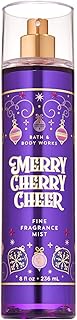 Bath and Body Works MERRY CHERRY CHEER Fine Fragrance Mist 8 Fluid Ounce (2019 Edition)