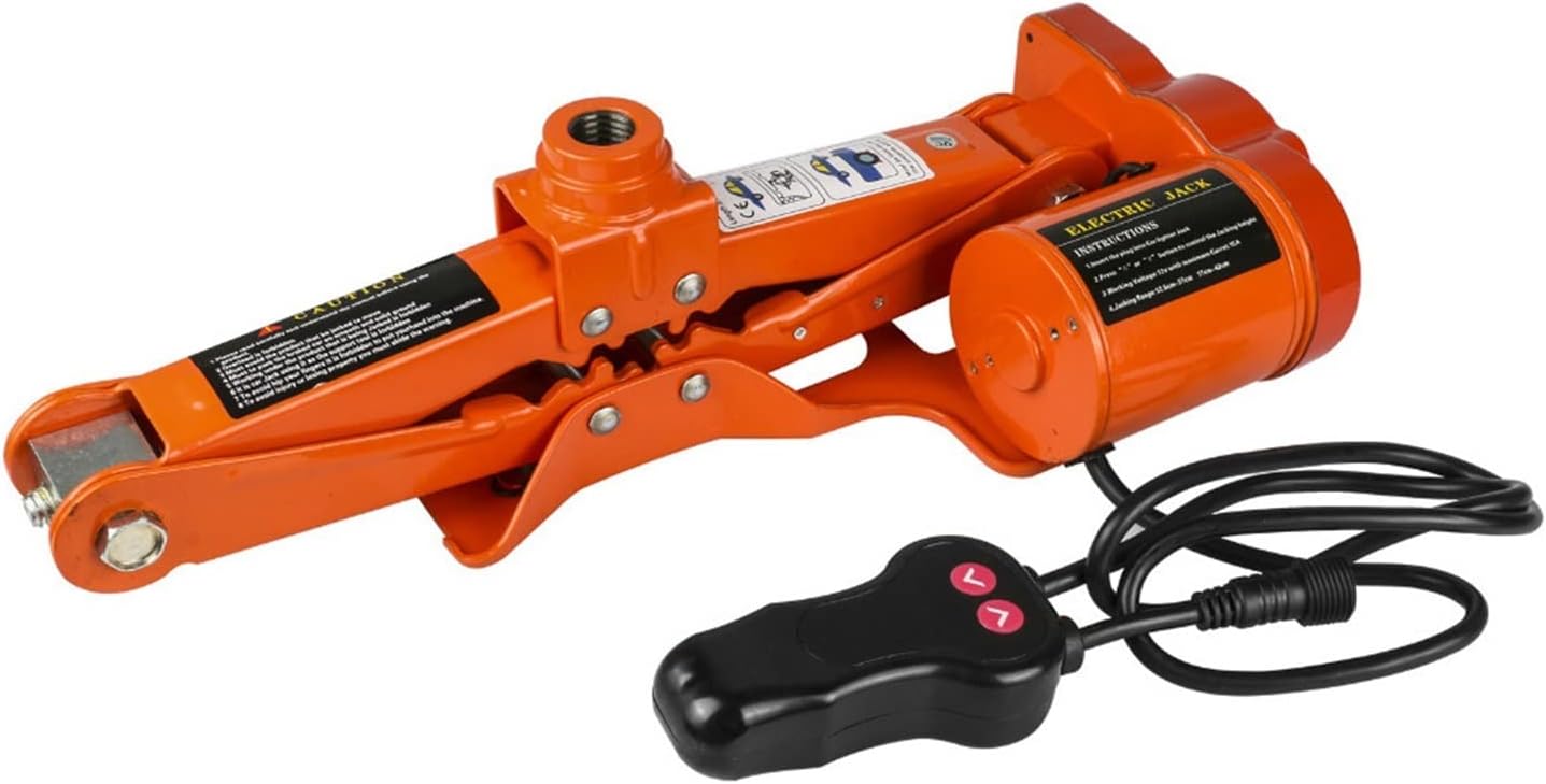 Removing The Tool kit Car Scissor Jack 3 Ton 6600lb DC 12v