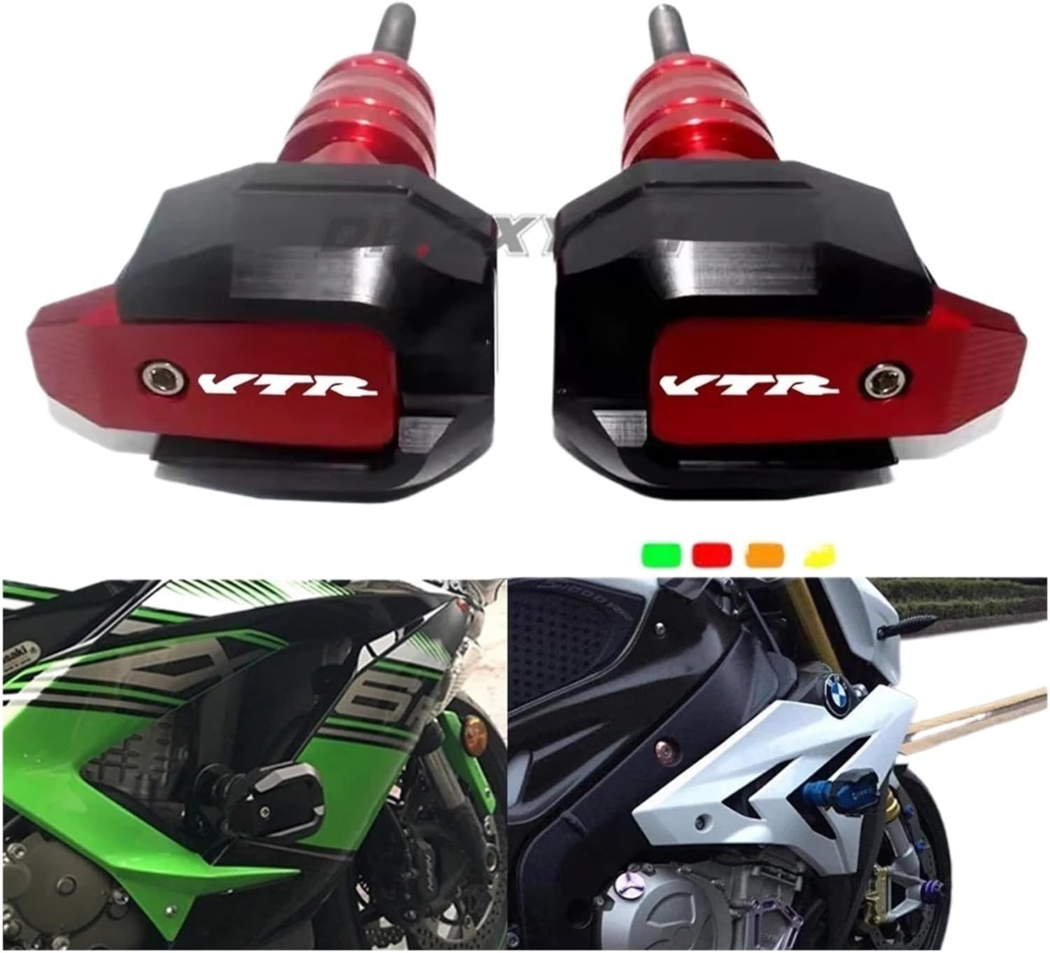 Fit for VFR 800 800X 750 1200F 1200X VTR 1000F RVT 1000R Falling Protection Frame Slider Fairing Guard Anti Crash Pad Protecto Crash Protectors