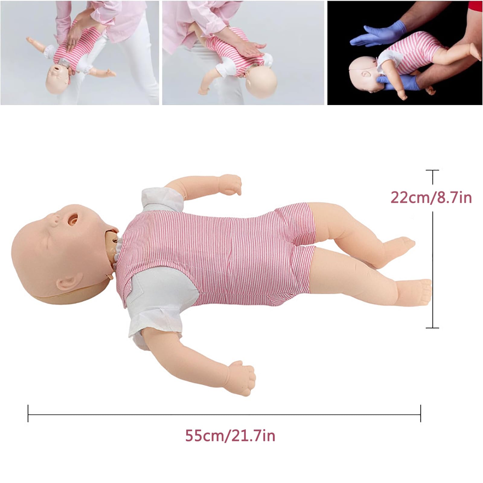Manichino Infantile di Rianimazione, Modello di ostruzione delle vie aeree infantile, Modello di Rianimazione Cardio Polmonare, Infarto delle vie aeree infantili e modello di RCP