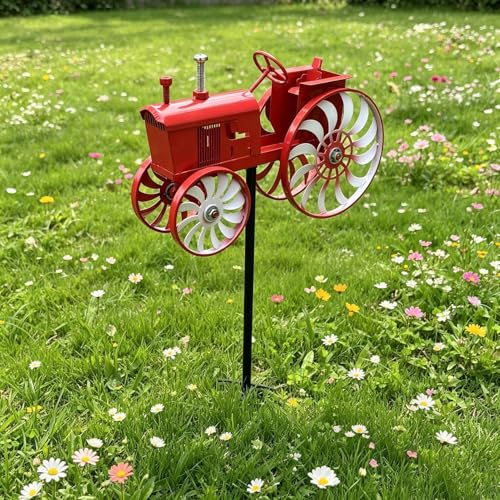 Moulin à vent de tracteur pour cour et pelouse rustique - 4