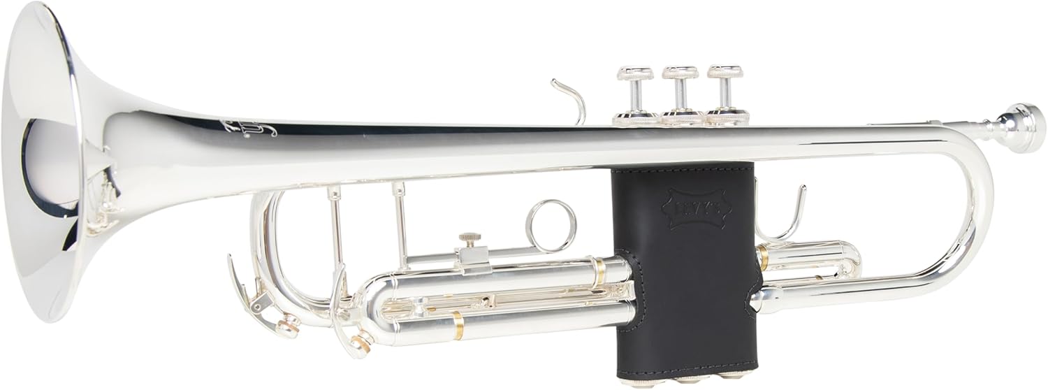 Levy's LVG1-BLK Trumpet Valve Guard - Leather
