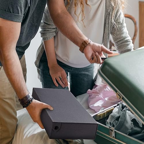 Miniatura 7 de TRIUMPH VISION Organizador de lentes de sol, soporte para lentes de almacenamiento, estuche para lentes múltiples, caja para gafas con tapa