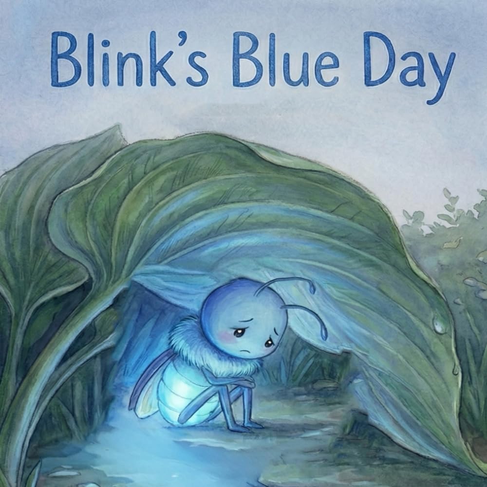 Blink's Blue Day: Sometimes the bravest thing you can do... is just be blue. (Blink the Firefly)