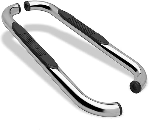 Estribos laterales para Ford F250 / F350 / F450 / F550 / F550 Super Duty Regular Cab Truck Pickup 3 pulgadas barras laterales de acero inoxidable