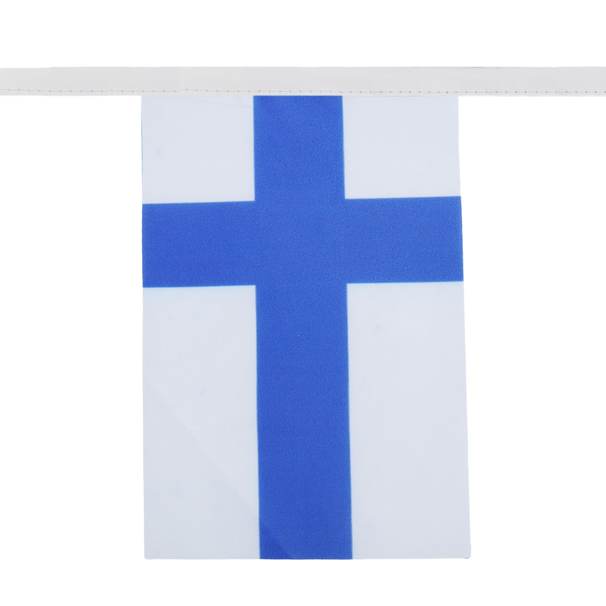 AZ FLAG Drapeau Finlandais 150x90cm - Pavillon Finlande Extérieur 90 X 150 Cm - Coutures Renforcées